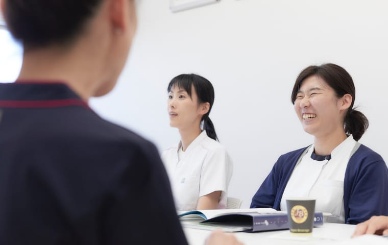 魅力1 職員の成長と幸せを目指しています!